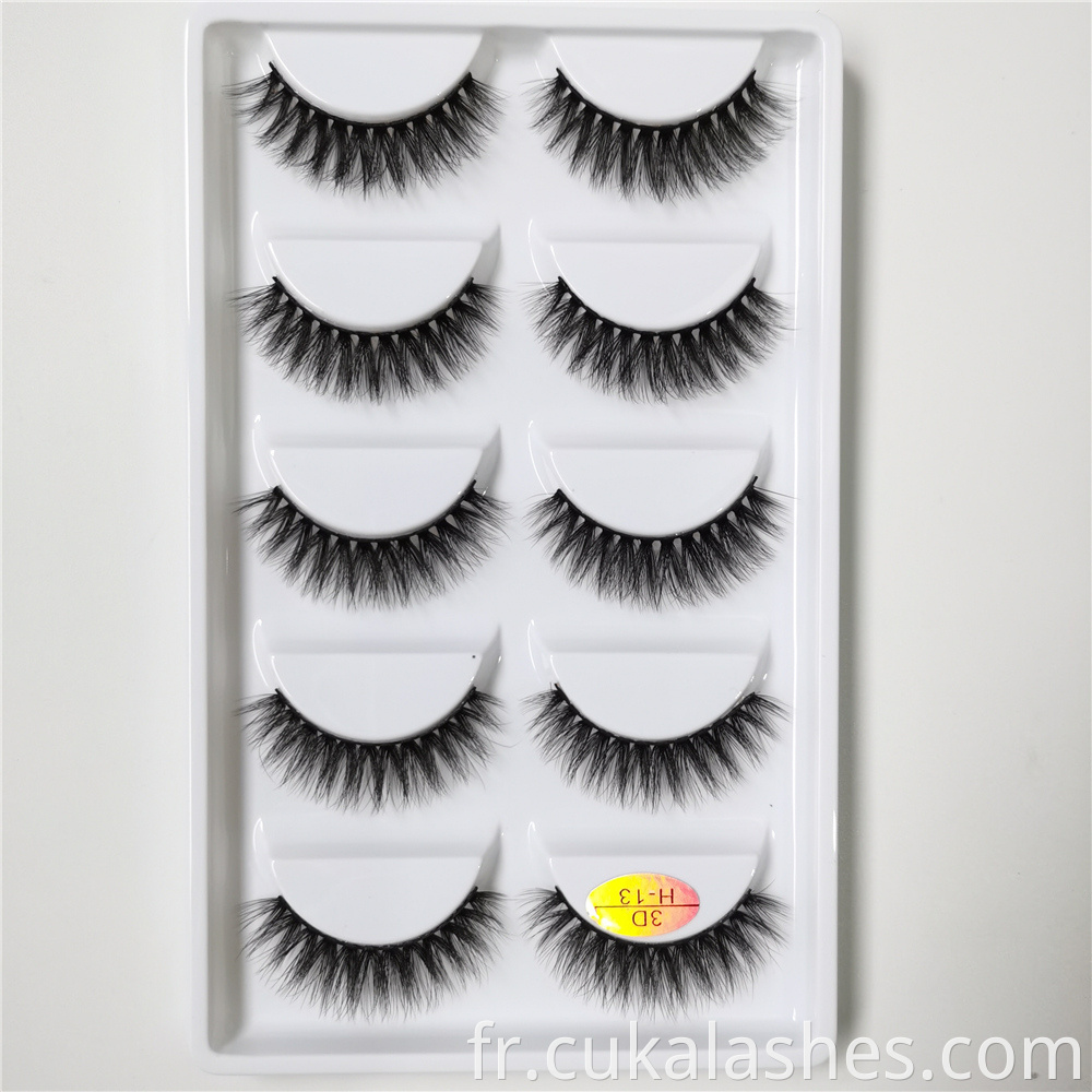 5 Pairs Fake Lashes Jpg